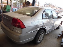 2002 Honda Civic LX Silver Sedan 1.7L AT #A24935